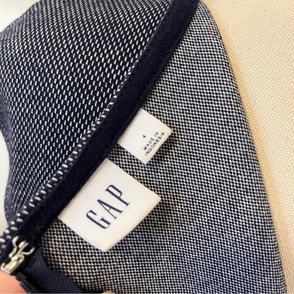 Gap Navy Dress Size 4 A-line Work Office Semi-Formal Party Cocktail Ladies - Picture 6 of 12